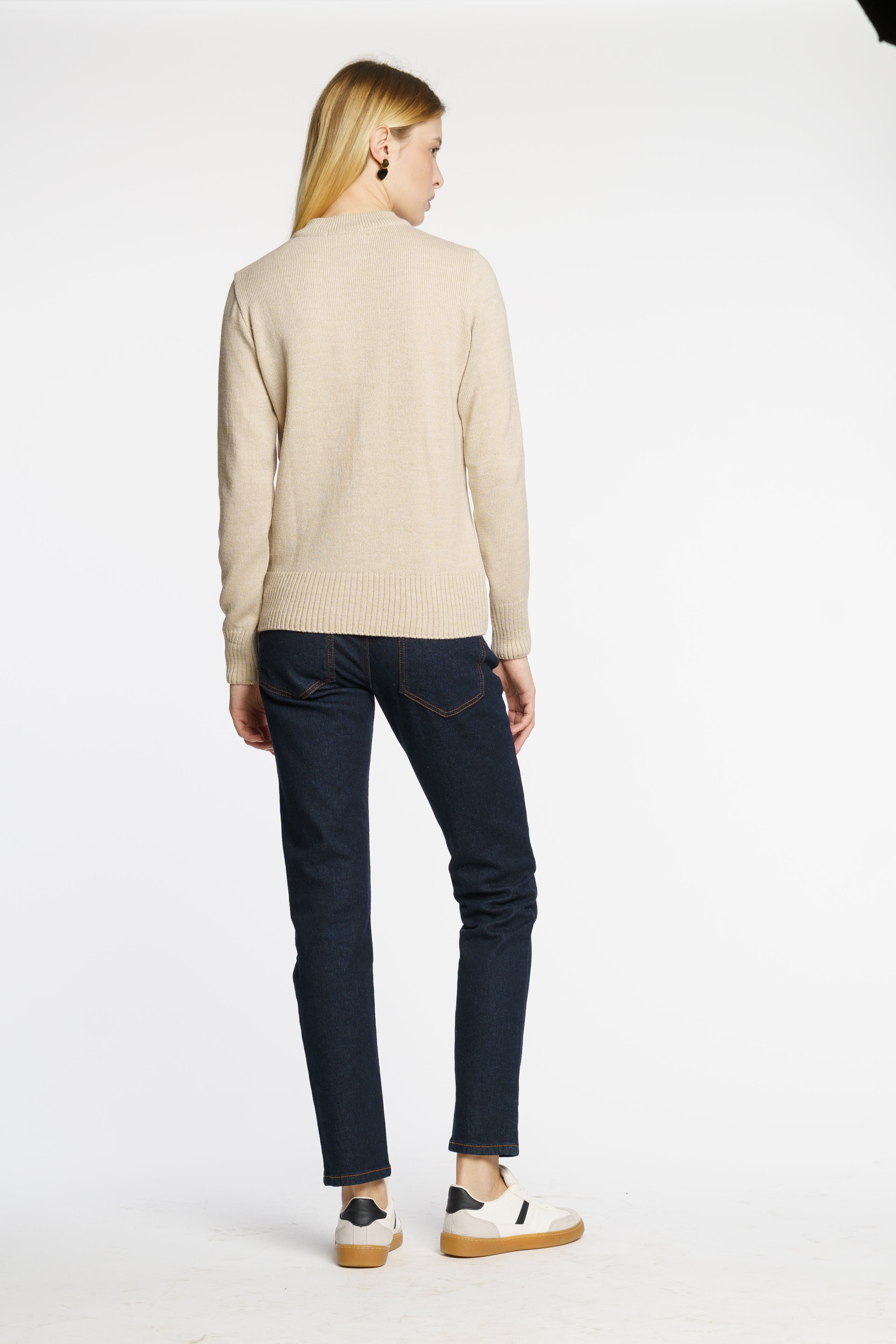 Beige Polo Jumper CA1W10.31.16