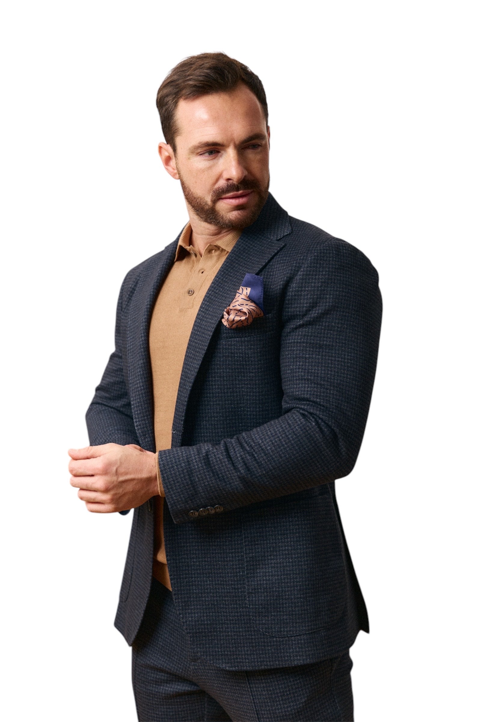 Men's Gray Knitted Jacket CA1M02.23.15