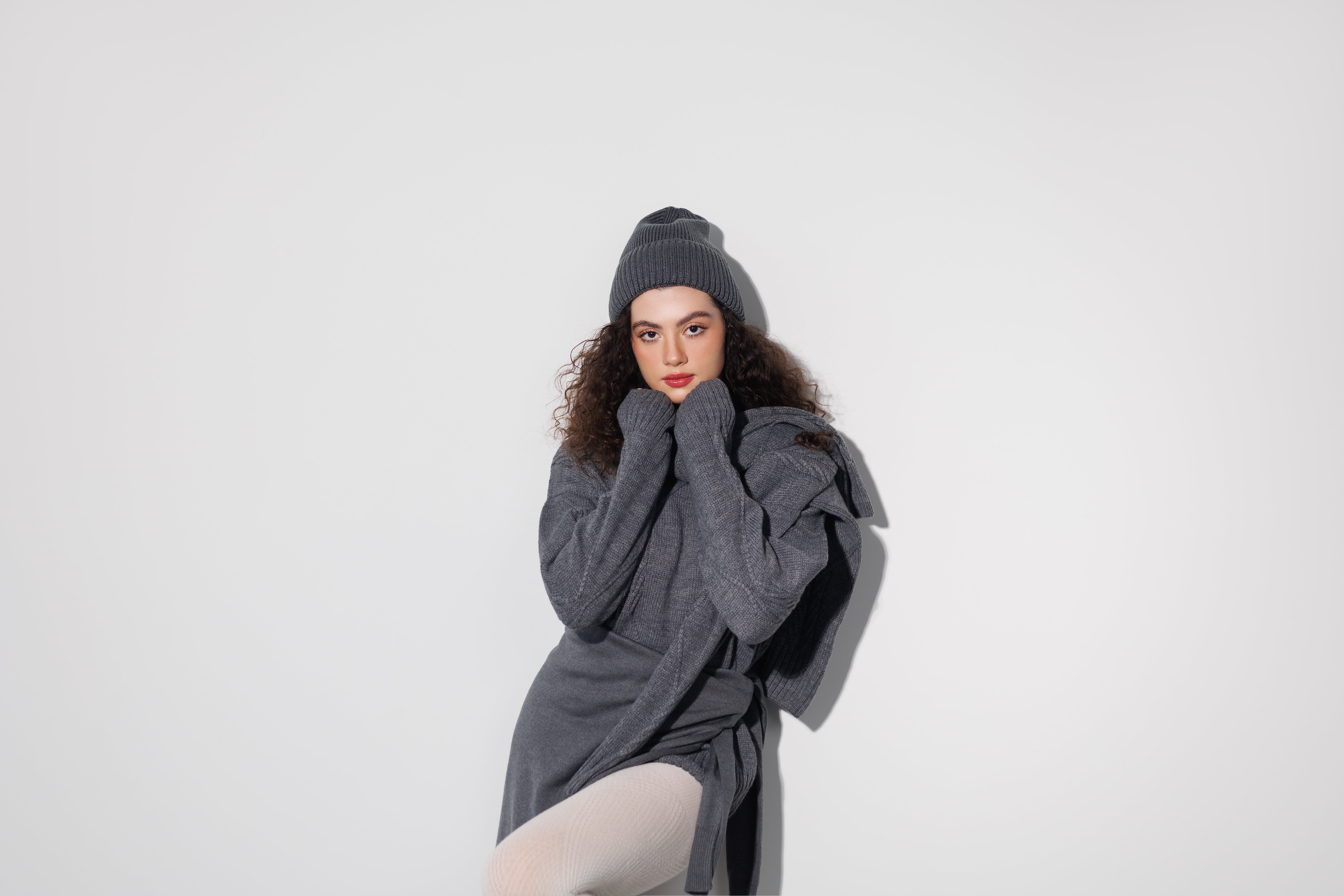 Women's Gray Amorakin Hat CA1W19.01.14