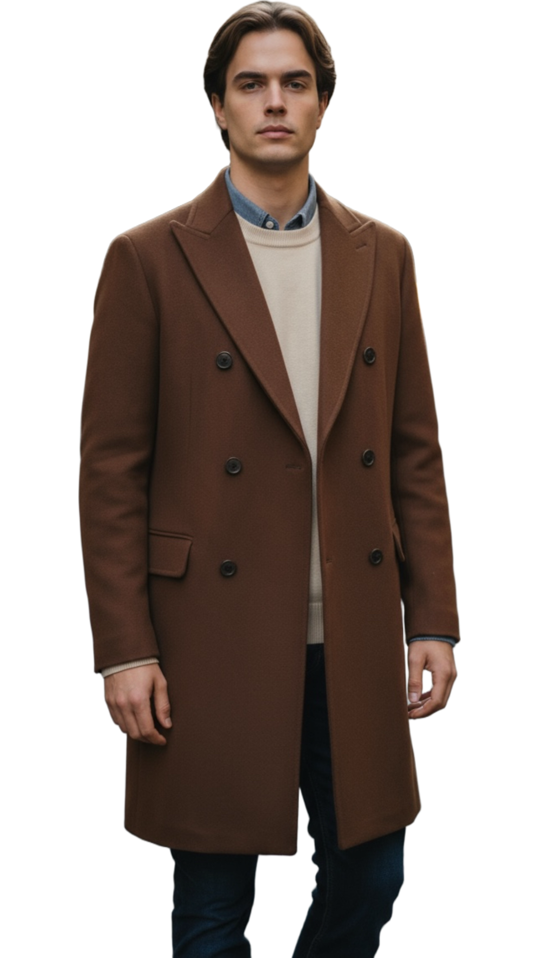 Brown Mens Coat CA1M07.03.38