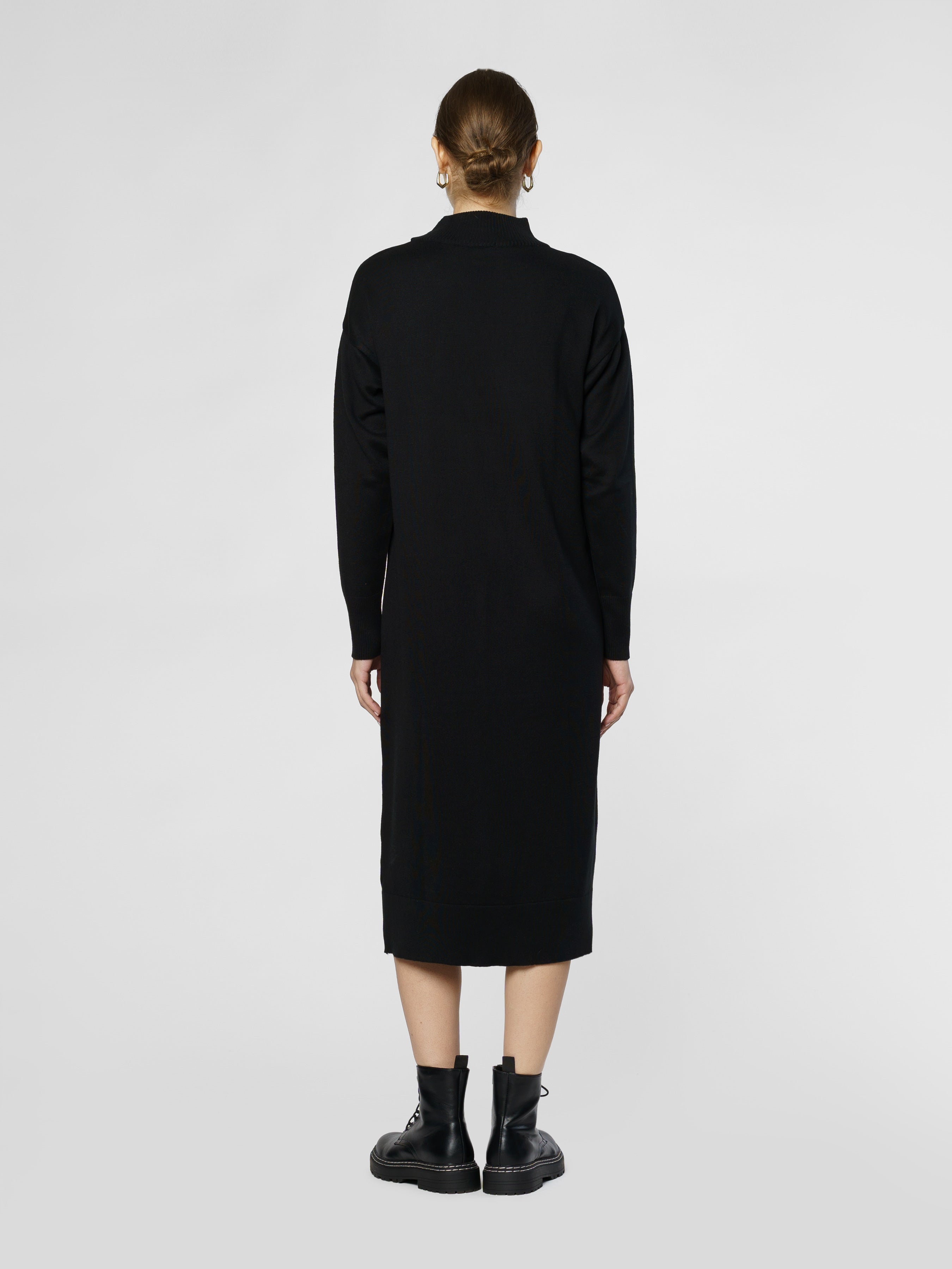 Women's Black Midi Dress CA1W22.10.02