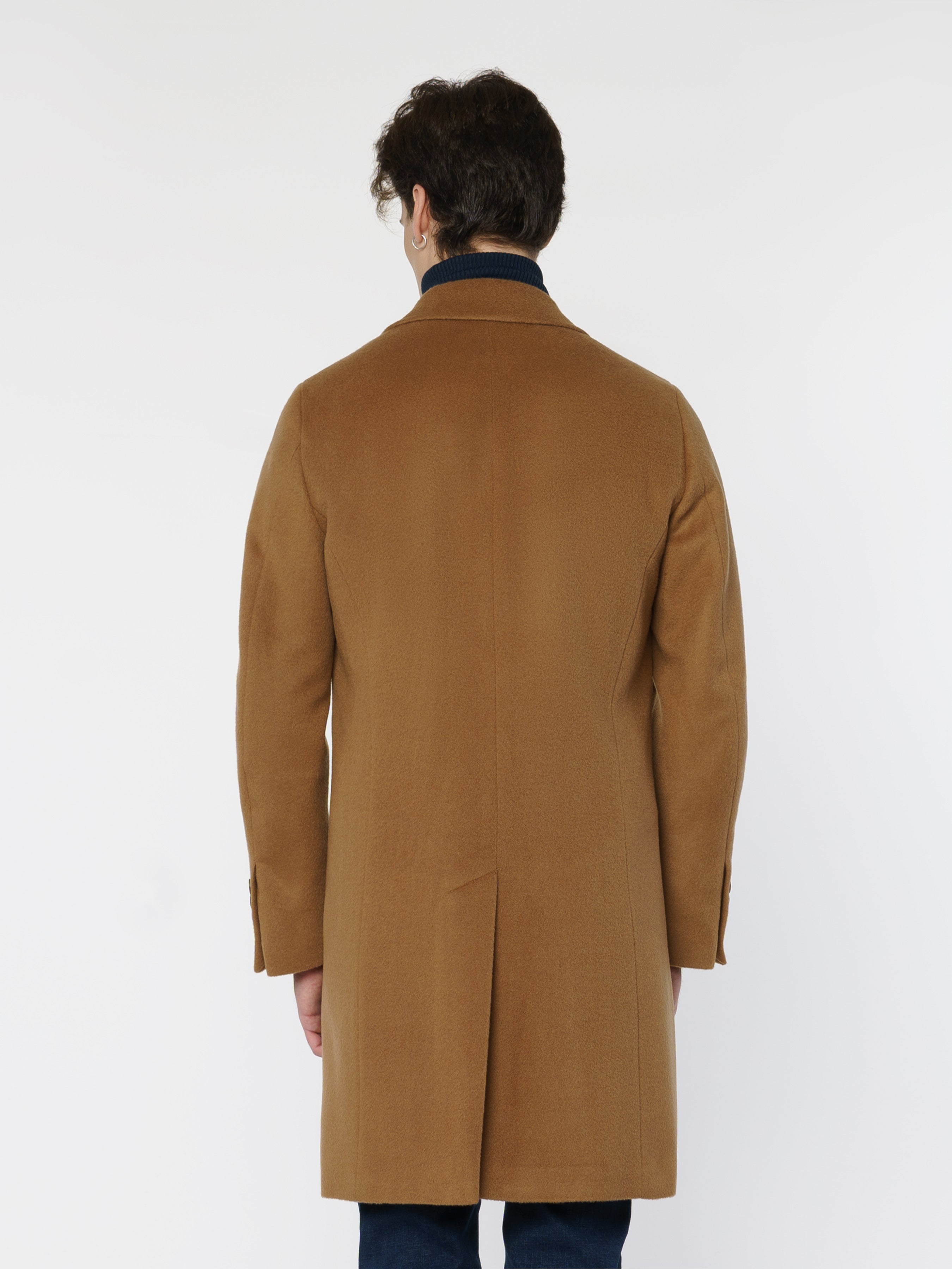 Men's Wool Beige Coat CA1M07.07.16