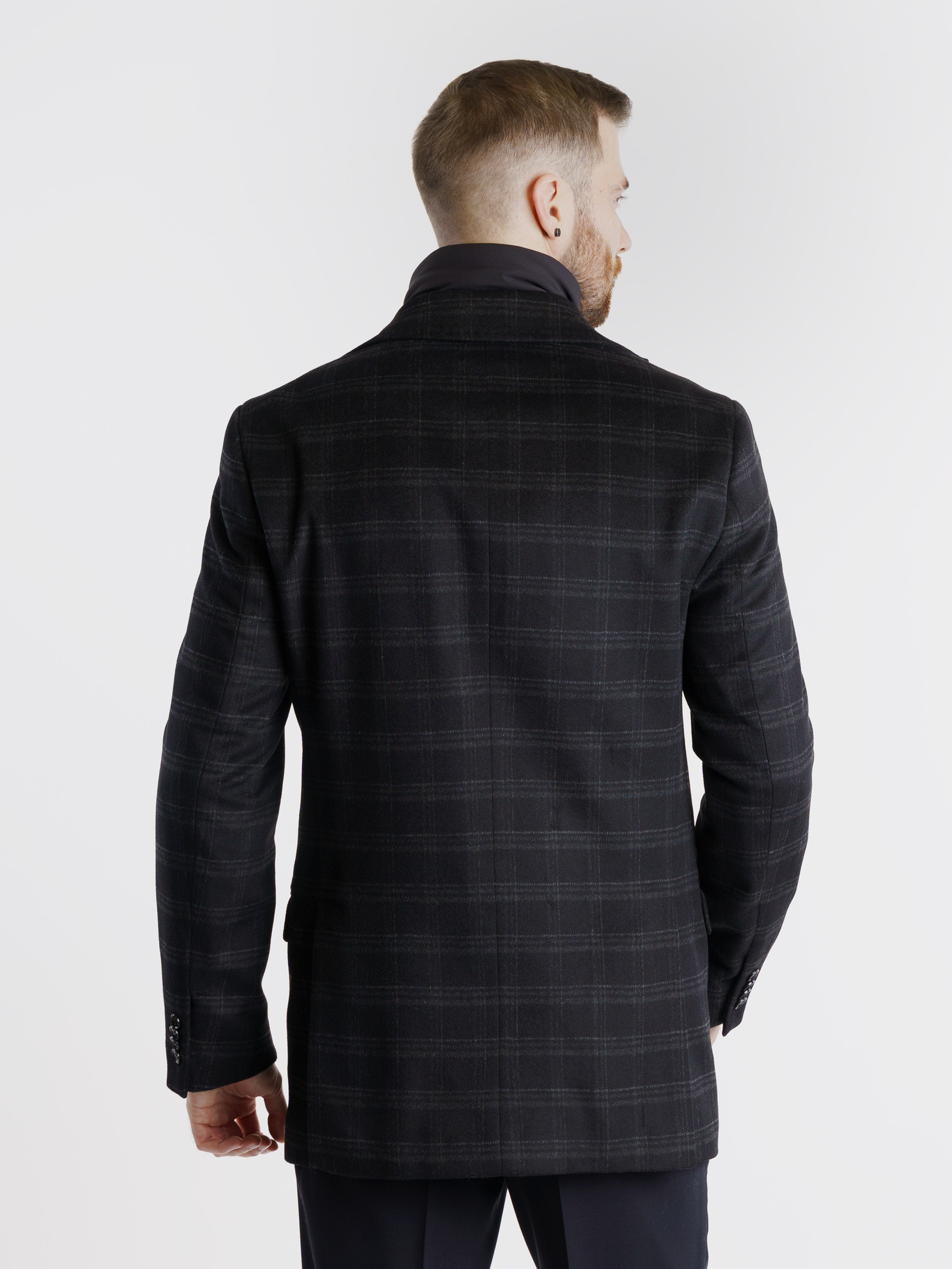 Stylish Men's Fitted Plaid Jacket for Ultimate Comfort CA1M02.32.02