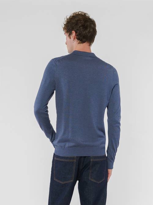 Stylish and Comfortable Men's Blue Polo Shirt CA1M10.10.06