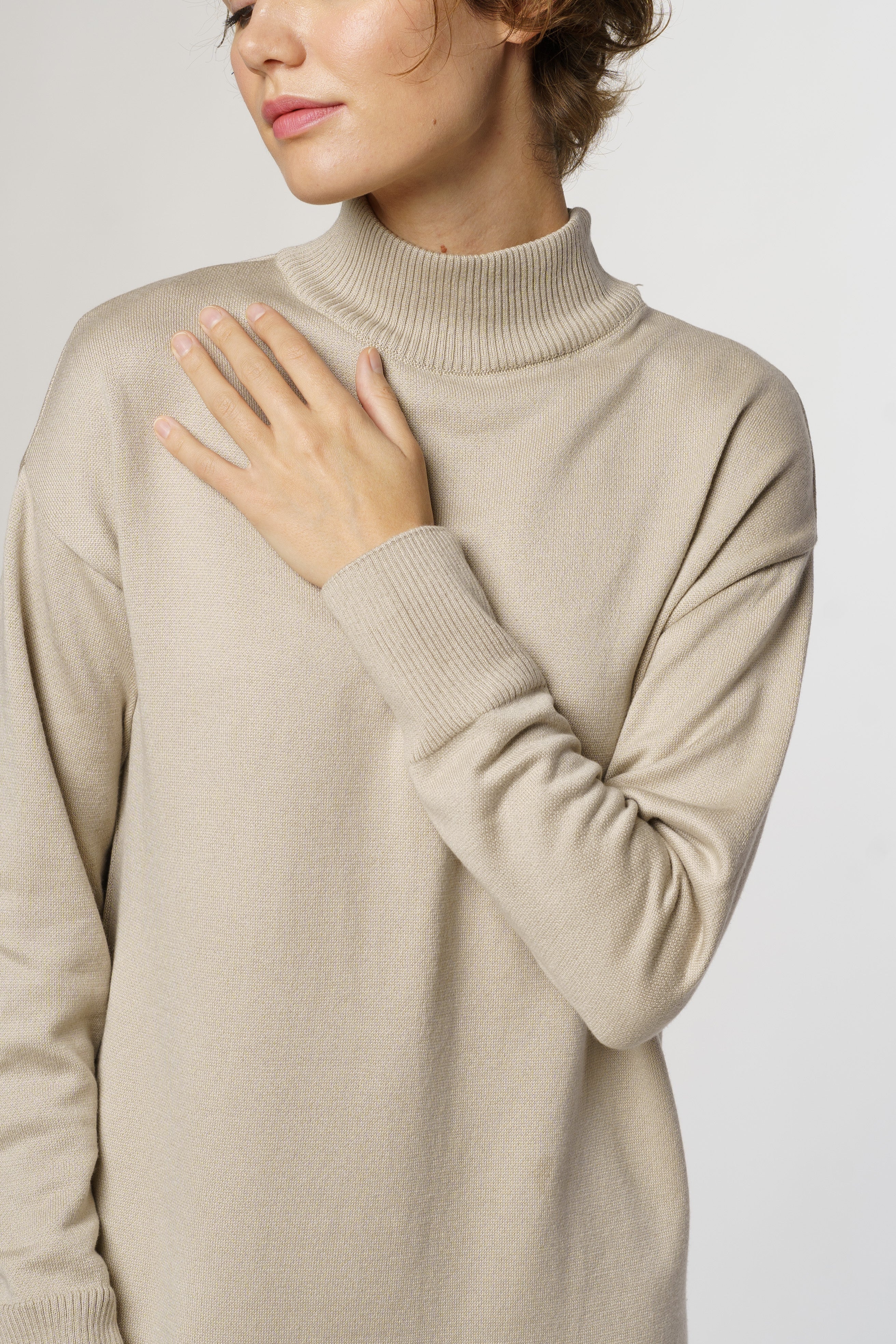 Women's Beige Midi Dress CA1W22.07.60