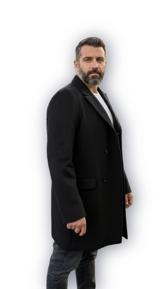 Amorakin Men's Double Breasted Coat CA1M07.06.02